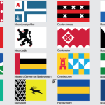 Poster Nederlandse gemeentevlaggen