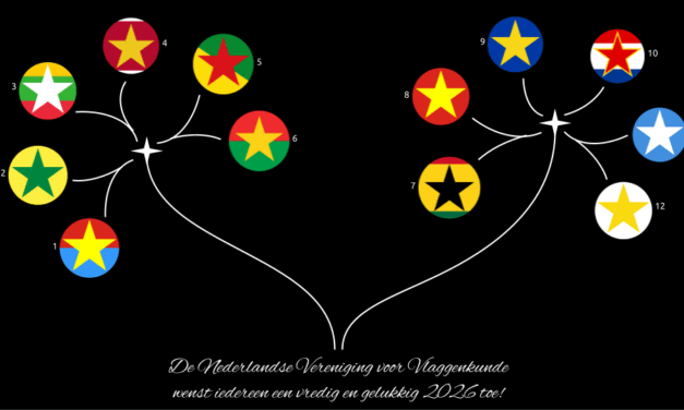Een vredig, gelukkig en vlaggenkundig rijk 2026 gewenst!